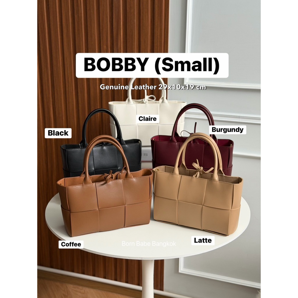 กระเป๋าหนังวัวเเท้ Bobby (Small Size ไซส์เล็ก) 29x10x19 cm Genuine Leather