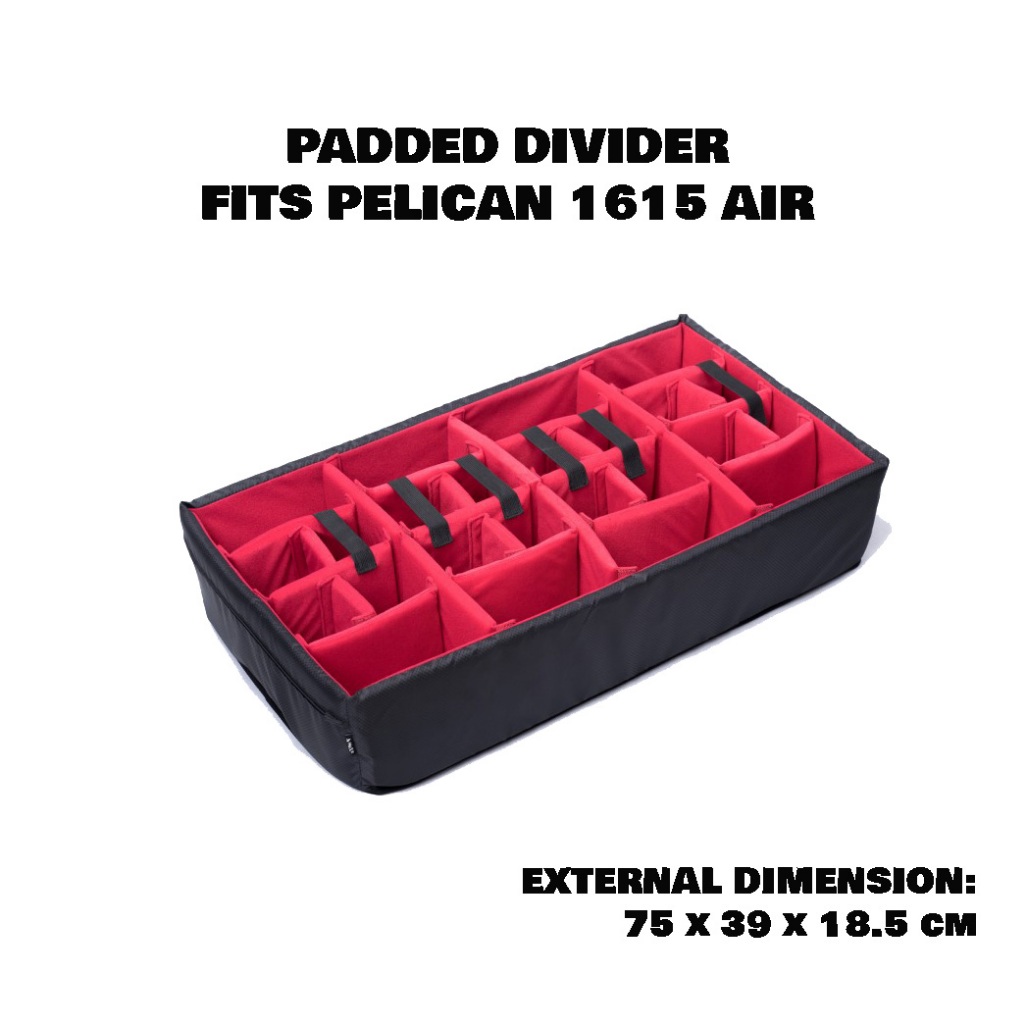 Insert Padded Divider for Pelican 1615 Air Case - ช่องสำหรับ Pelican รุ่น 1615 Air