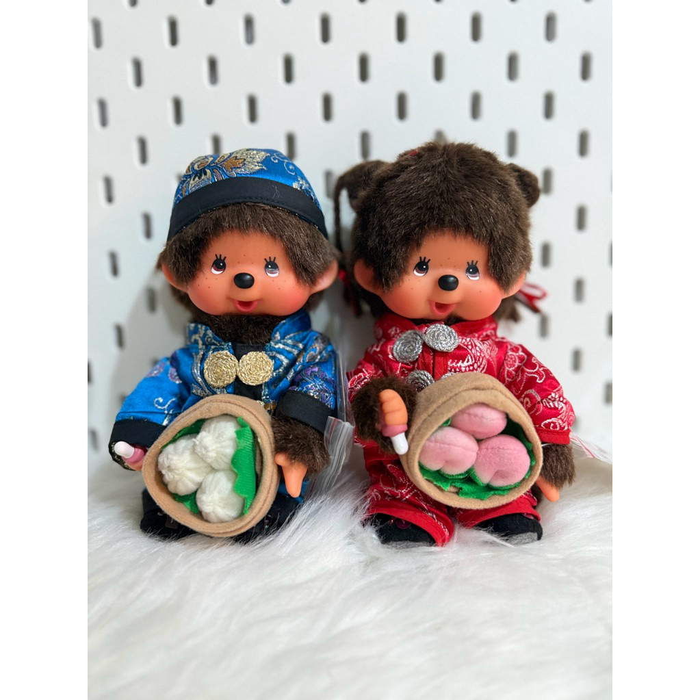 [พร้อมส่งด่วน!]Monchhichi🎋Chinese New Year🎋 ตุ๊กตาม่อนชิ ชุดจีน ของแท้100%