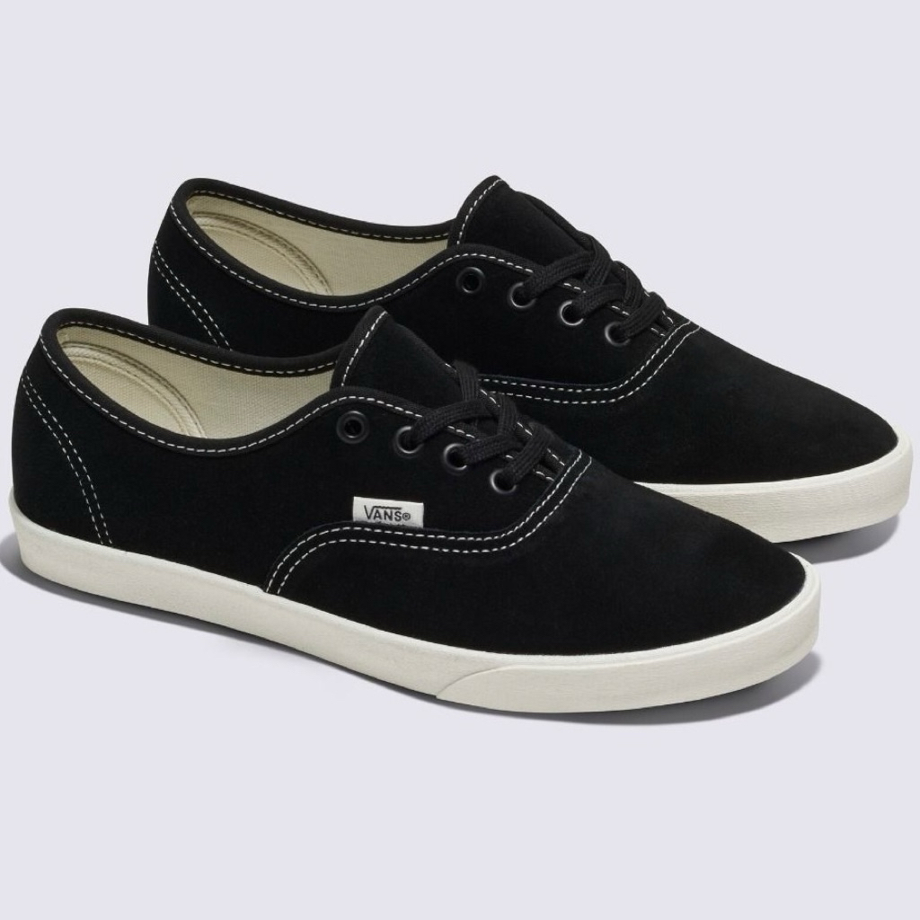 VANS AUTHENTIC LOWPRO SUEDE BLACK WHITE  SNEAKERS สินค้ามีประกันแท้