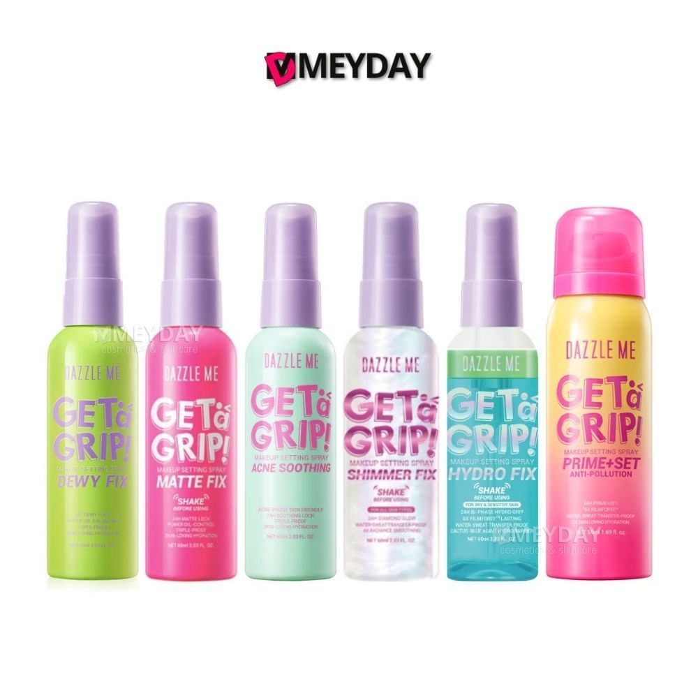 DAZZLE ME Get a Grip! Makeup Setting Spray สเปรย์ล็อคเมคอัพ แดซเซิลมี 50-60 ml