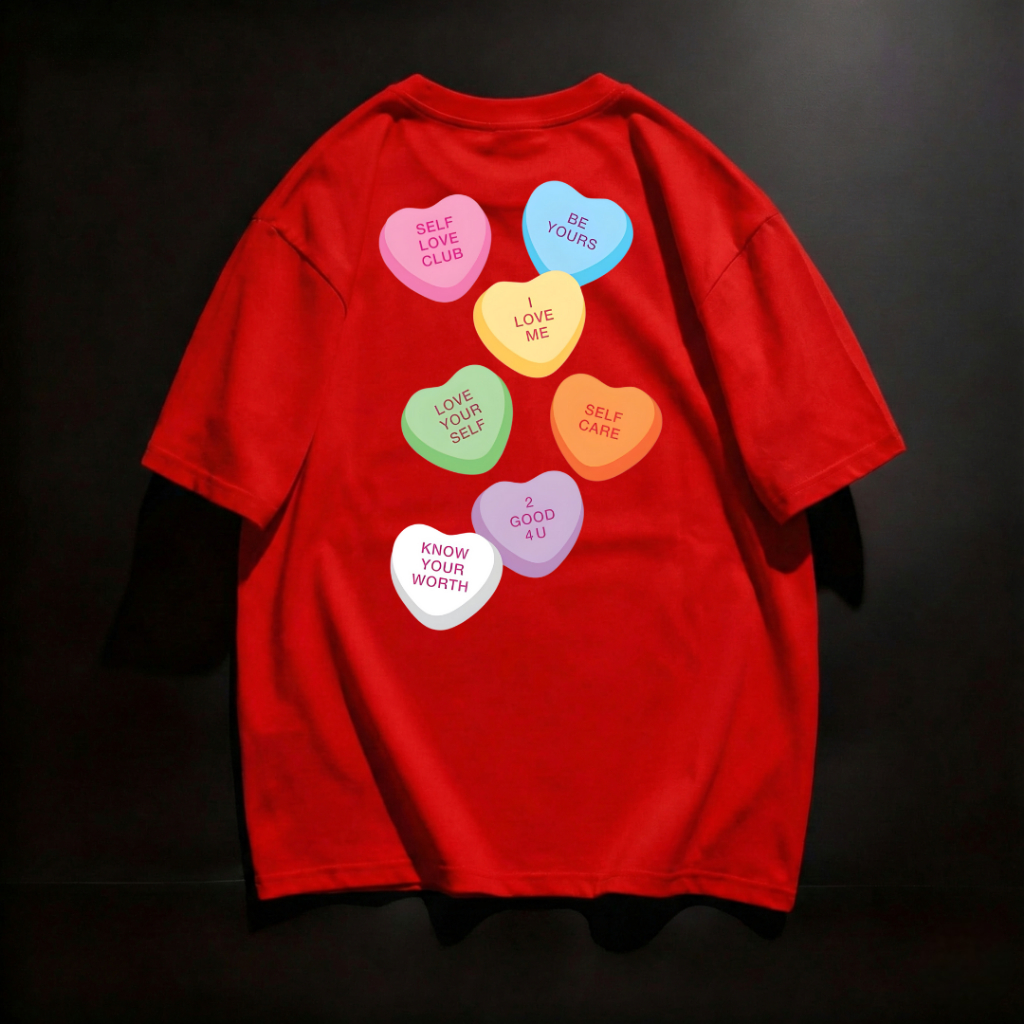 เสื้อยืดสกรีนลายวันวาเลนไทน์ เสื้อยืดผู้หญิงผู้ชาย Valentine Day เสื้อแฟชั่น เสื้อสตรีท ผ้านุ่มใส่สบาย ใส่คู่น่ารักมากๆ ราคา ถูกที่สุด ดีลบีเคเค แกลเลอรีภาพที่ 5