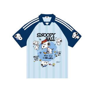 เสื้อยืดโอเวอร์ไซส์ Jersey ลายสนูปปี้ QL
