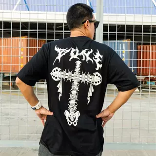 [𝐅𝐄𝐀𝐑𝐋𝐄𝐙 ร้านจริง] - เสื้อโครงกระดูก (Bone) เสื้อยืดคอกลม ผ้าCotton 100%