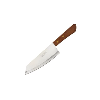 Rocket (ตราจรวด) มีดครัวปลายตัดเฉียง ขนาด 7 นิ้ว ด้ามไม้ จรวด Chef Knife Wooden Handle
