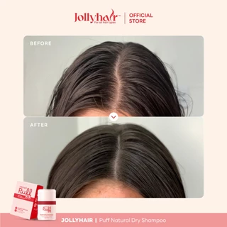 [ซื้อ 2 แถม 1] Jollyhair ดรายแชมพู แป้งหัวมัน Biotin พัฟลดผมมัน เพิ่มวอลลุ่ม ไม่ทิ้งคราบ (8.5g x 3)