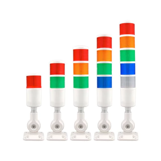 ไฟทาวเวอร์ไลท์ Tower Light XH50 3สี แดง เหลือง เขียว พร้อมเสียง ปรับไฟติดค้างและปรับไฟพริบได้ 12-24V