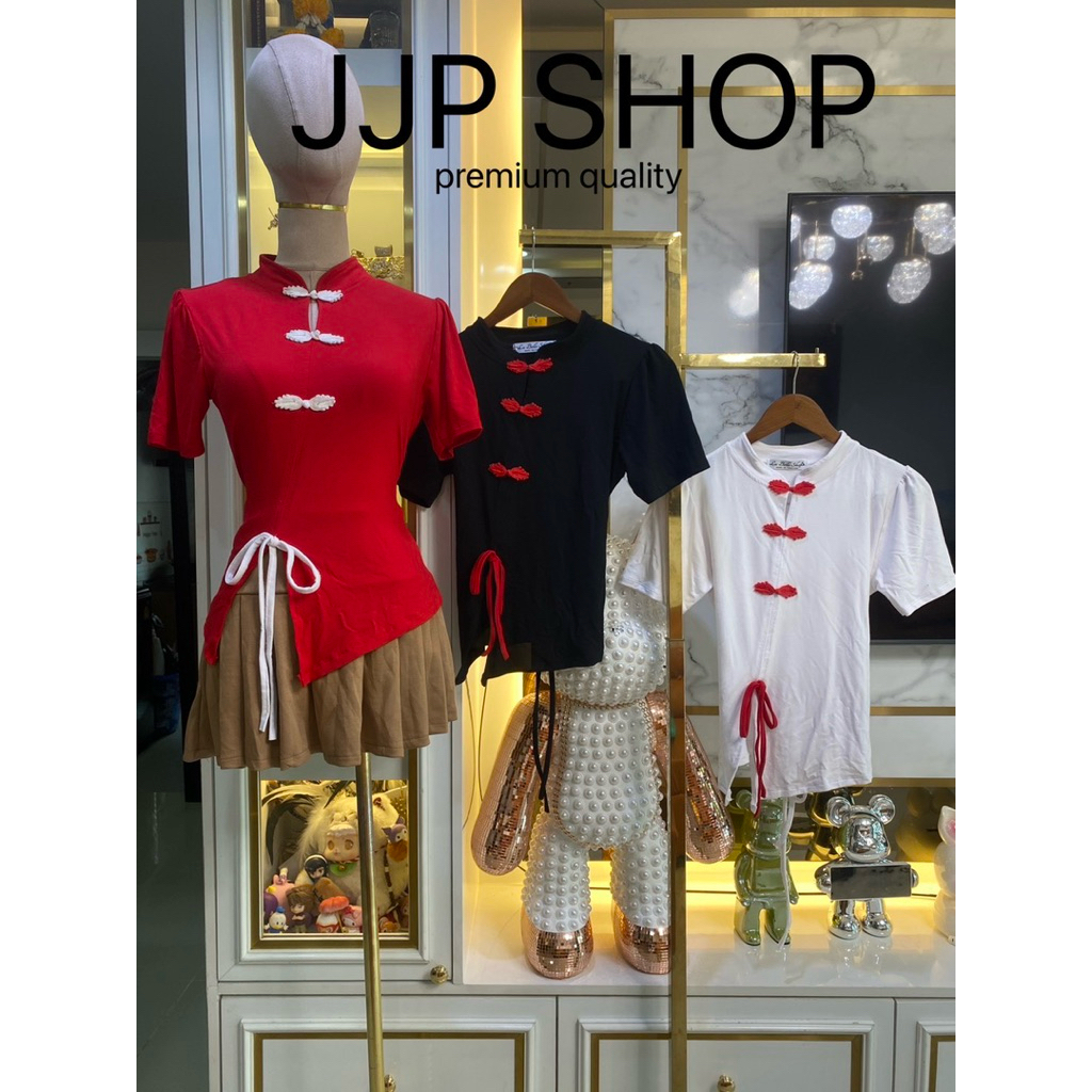 เสื้อตรุษจีนแต่งแบบ คุณภาพดี เนื้อผ้าพรีเมี่ยมยืดหยุ่นได้ C3