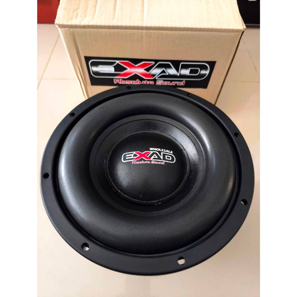 ดอกซับ EXAD EX 10" 156/64 ใหม่ อลูมิเนียมโครงหล่อขึ้นรูปเงาสวย เบสลูกหนักแน่น กระแทกมันส์ ทรงพลัง