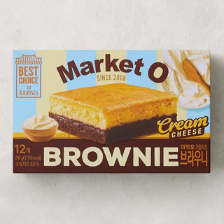 ใหม่! มาร์เก็ตโอ บราวนี่รสครีมชีส (ตรา โอริออน) ORION MARKET O BROWNIE CRAM CHEESE 오리온 마켓오 브라우니 크림치즈