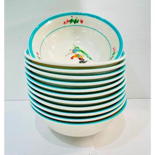 ถ้วยปากบานเมลามีน 12ใบ เมลามีนแบบหนา  ถ้วยขนาด 6 นิ้ว จำนวน1…