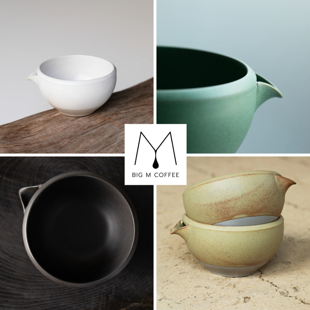 Big m x ORIGAMI Katakuchi Matcha Bowl Pour  โอริกามิ ถ้วยชงชา ถ้วยมัทฉะ ชามชงชา ชามชาเขียว