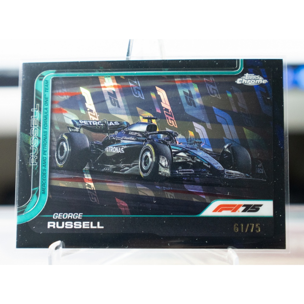 2025 Topps Chrome F1 George Russell /75