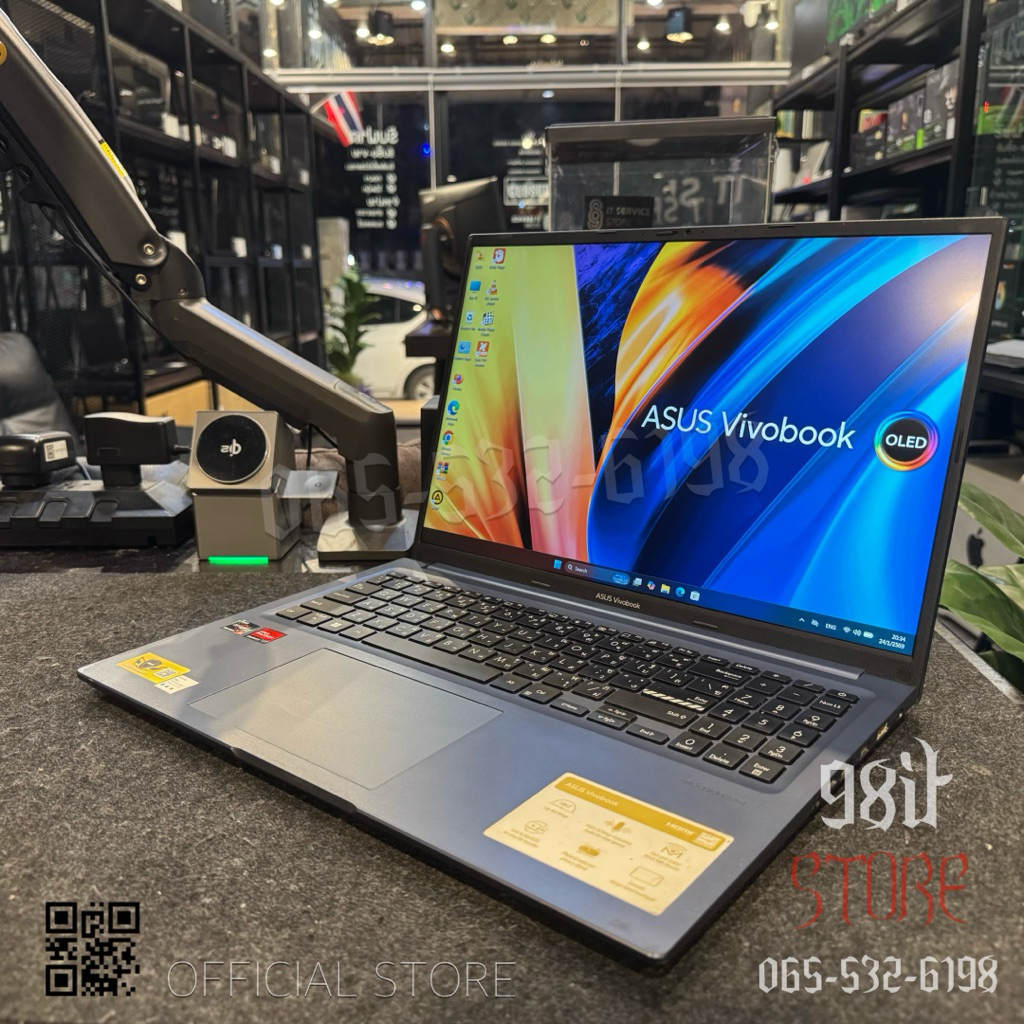 💻 Notebook ASUS VIVOBOOK 16 D1603QA-MB501WS ใช้งานออฟฟิศ เรียน ทั่วไป วินโดแท้ 🖥️