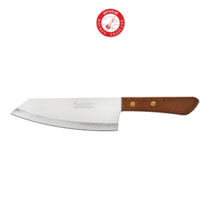 Rocket (ตราจรวด) มีดครัวปลายตัดเฉียง ขนาด 7 นิ้ว ด้ามไม้ จรวด Chef Knife Wooden Handle