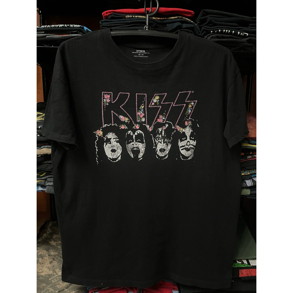 เสื้อยืดแนววินเทจ วง KISS