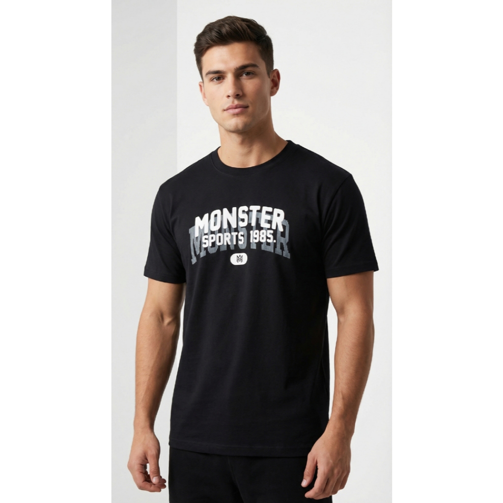 Monster end เสื้อยืดทรงพอดีตัว รุ่น M02