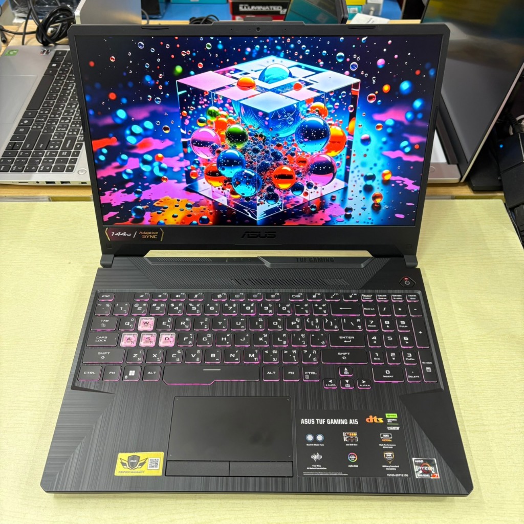 ASUS  TUF  GAMING  A15  FA506NFR – HN005W  ประกันศูนย์  Onsite  04/09/2026  สภาพเครื่อง  90%