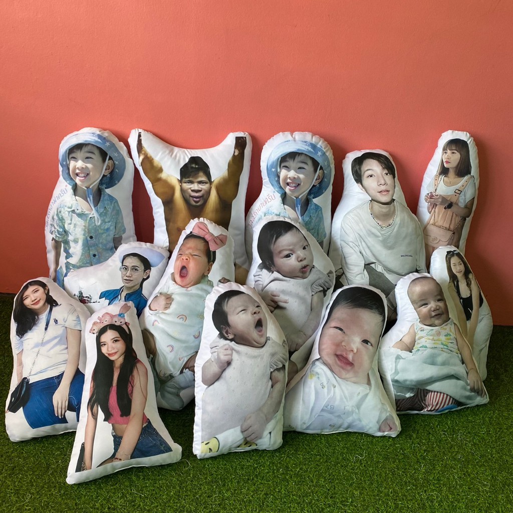 หมอนไดคัทหน้าคน รูปครึ่งตัว/เต็มตัวทำได้ทุกแบบ ราคาถูกที่สุด โรงงานผลิตเอง!!