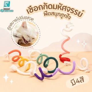 PET-RECORD  ของเล่นเชือกกัด เชือกงู ของเล่น เชือกแมว กัดสนุก…