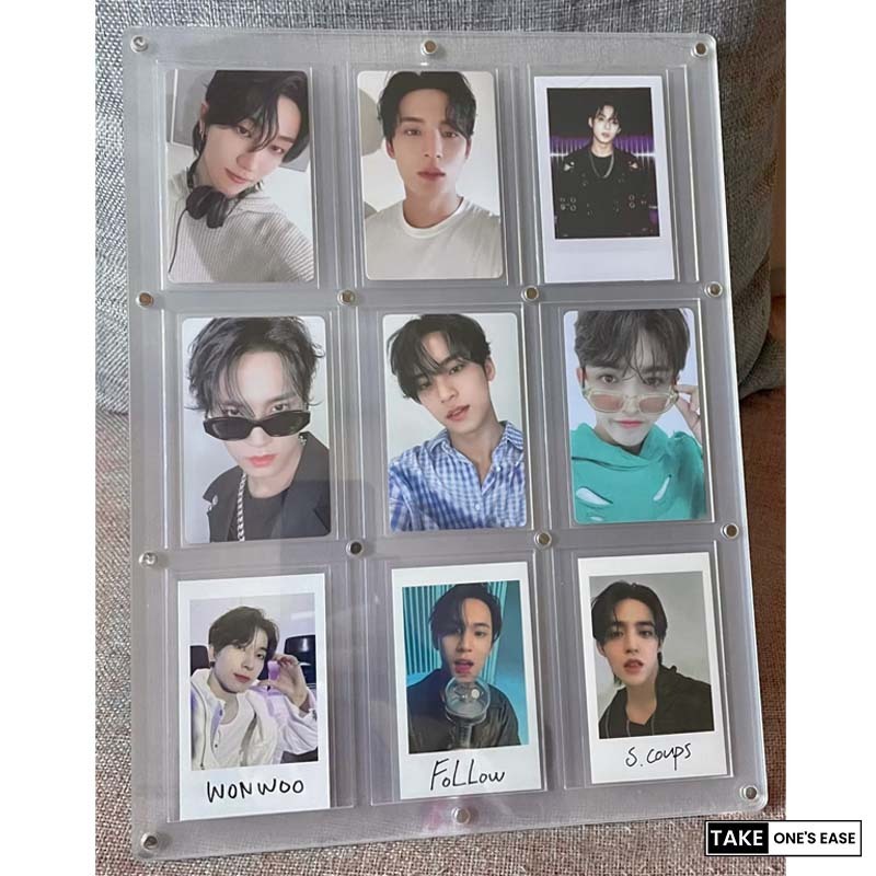 TAKE.ONE.S.EASE กรอบรูปอะคริลิค 1/4/6/9/12ช่อง แสดงการ์ดไอดอล - รูปที่ 4