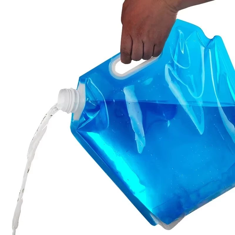 ถุงน้ําดื่มพับได้ 5L/10L สำหรับปิกนิก-แคมป์ปิ้งกลางแจ้ง (สะดวกสุด!)