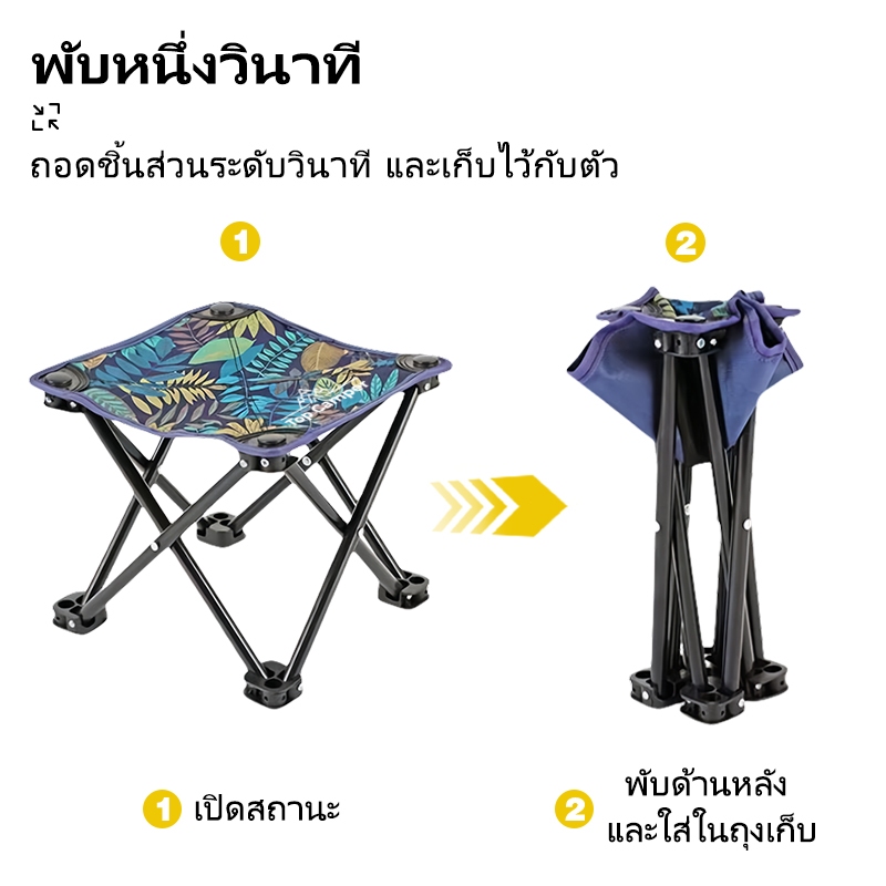 2026 Topcamper เก้าอี้สนาม เก้าอี้ปิคนิค เก้าอี้แคมป์ปิ้ง เก้าอี้พับขนาดเล็ก พับได้ พกพาสะดวก - รูปที่ 5