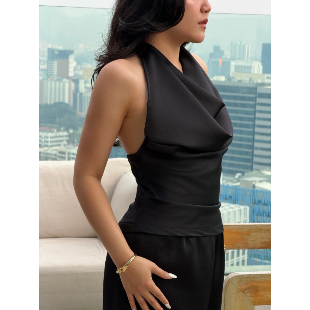 [Pre-Order] RAVii Essentials – Satin Cowl Neck top ราคา ถูกที่สุด ดีลบีเคเค แกลเลอรีภาพที่ 6