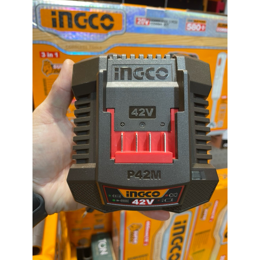 INGCO แท่นชาร์จแบตเตอรี่ P42M 42V - FCLI42021