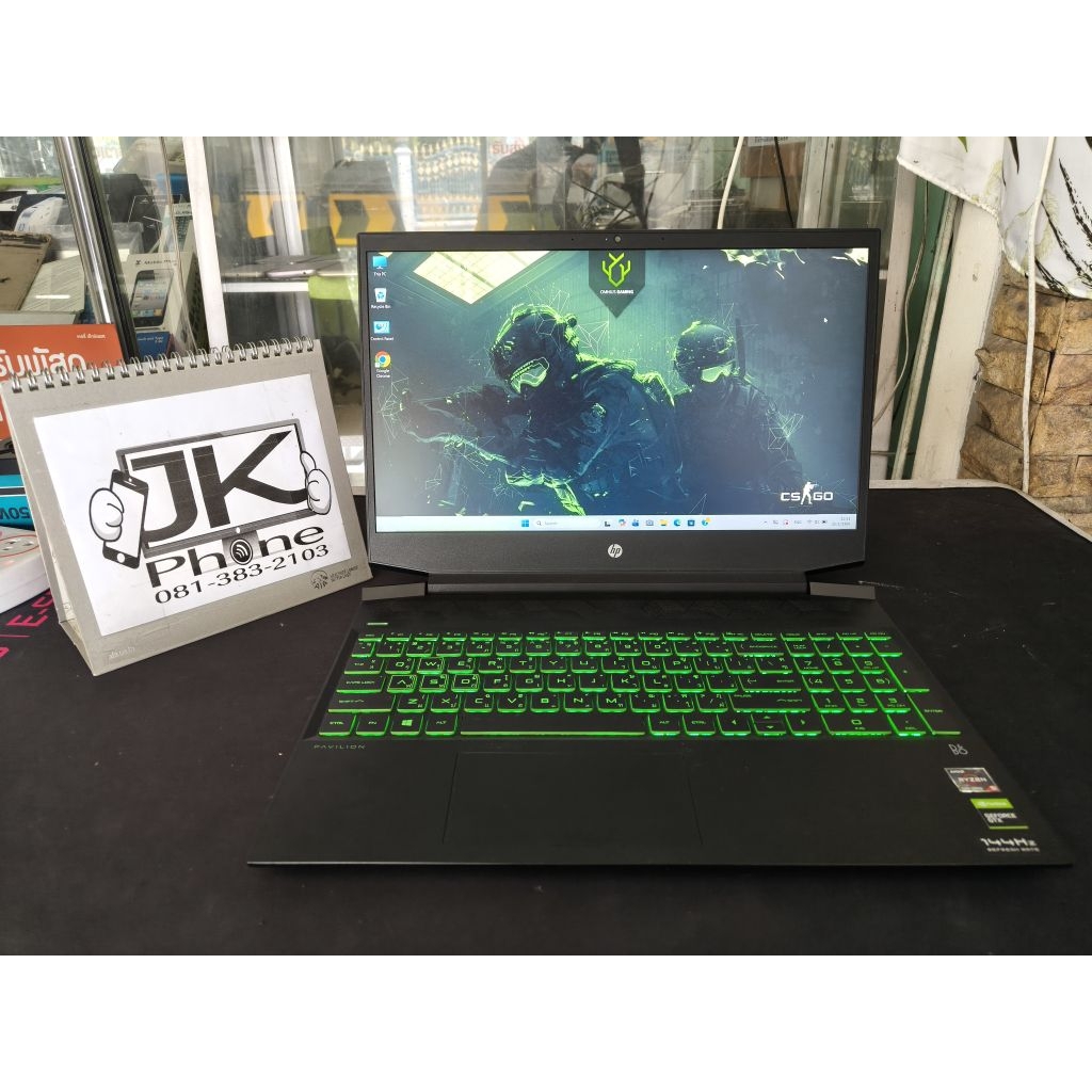 โน๊ตบุ๊คเกมมิ่งมือสอง HP Pavilion Gaming 15-ec2xxx