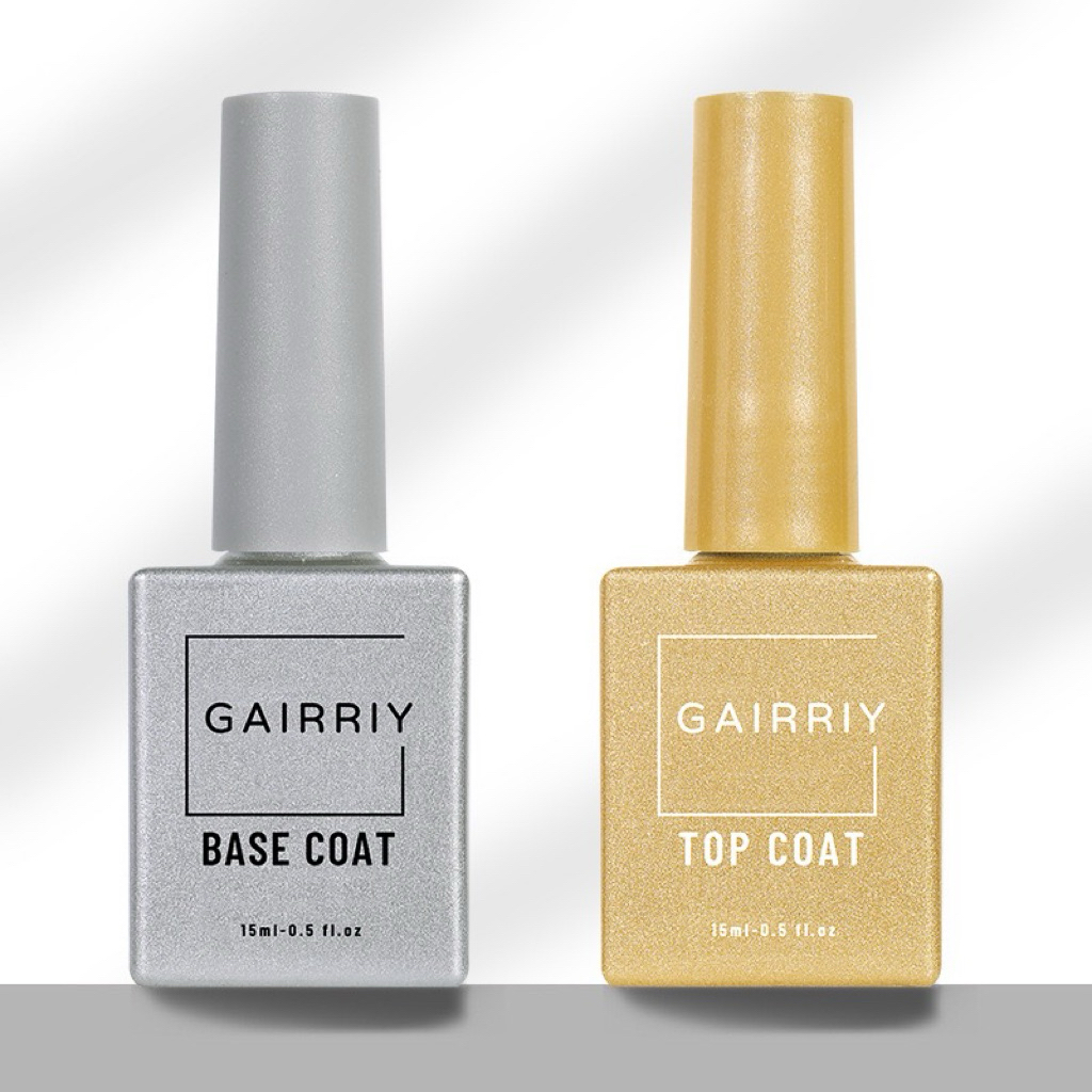 GAIRRIY เบสโค๊ท ท็อปโค๊ท เงา ทนนาน ใช้ดีมาก ขนาด 15ml สินค้าพร้อมส่ง