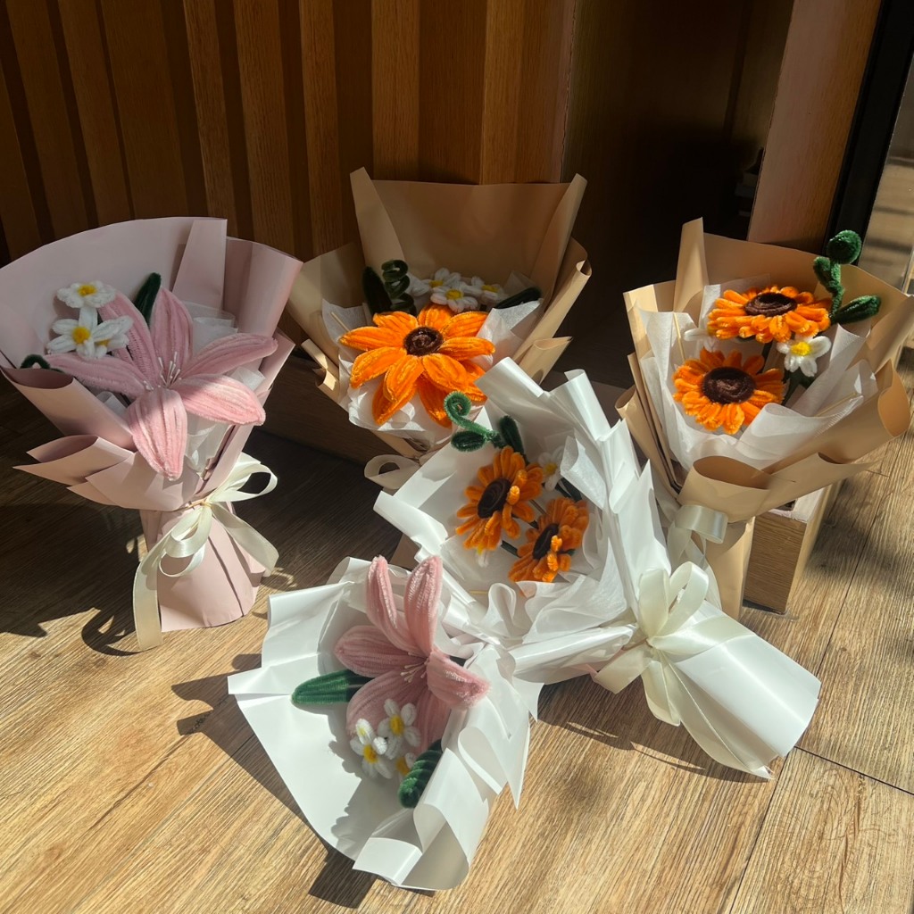 ช่อกำมะหยี่สุดน่ารัก ของขวัญสุดพิเศษทุกโอกาส สินค้าพร้อมส่ง (ส่งเร็ว1-2วัน)