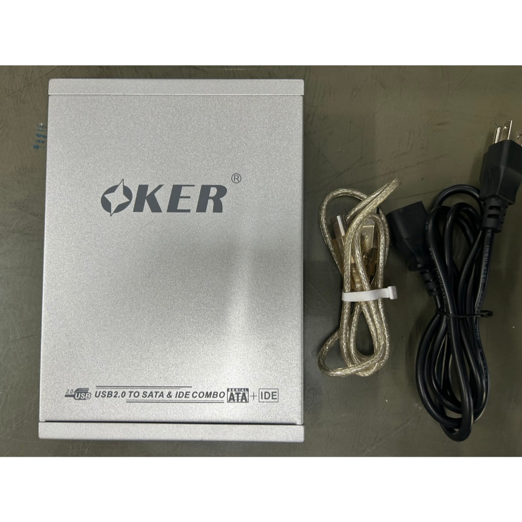 OKER HDD External Enclosure Box กล่องใส่ฮาร์ดดิสก์ HDD 3.5 inch to USB (แถม SATA HDD 160GB) มือสอง ส