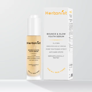 [1 แถม 1] Herbanist (formerly Herbalist) Bounce & Glow Youth Serum เฮอบานิสท์ เซรั่มผิวเด้งปรับผิวให้แลดูกระจ่างใส 30 ml