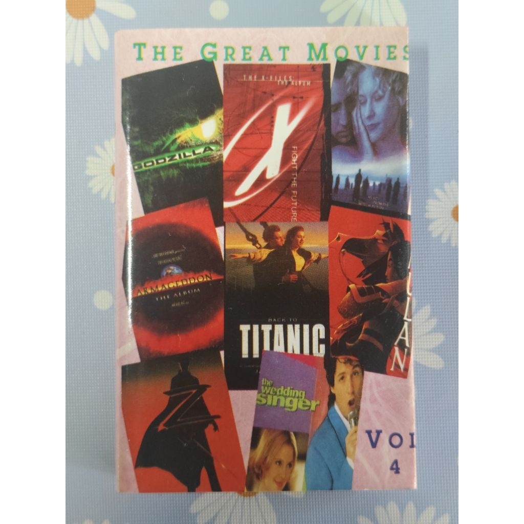 เทปคาสเซ็ท เพลงสากล ยุค 70' 80' 90' / The great movies Vol 4