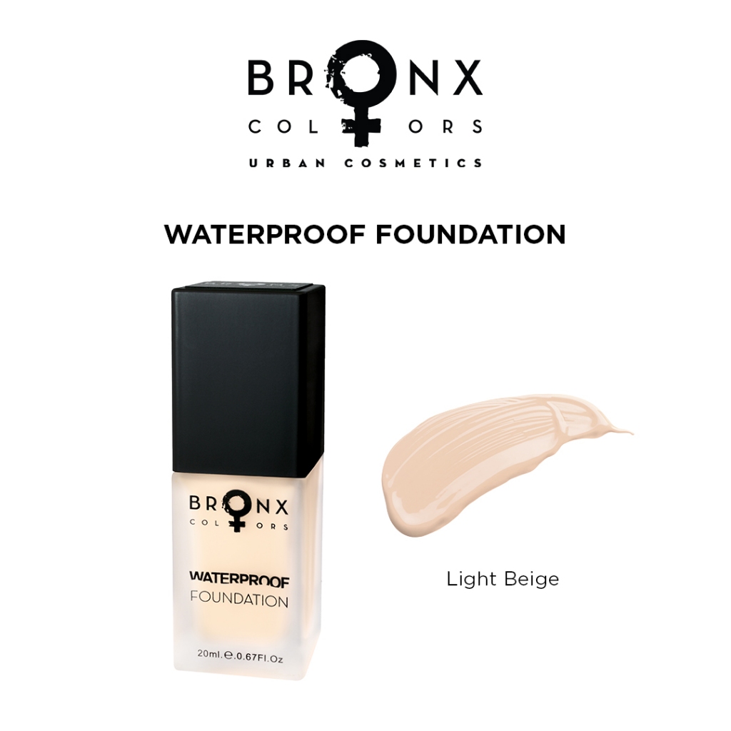 Bronx Colors Waterproof Foundation - รองพื้นกันน้ำ ทนเหงื่อ ทนแดด ไม่ไหลเยิ้มระหว่างวัน