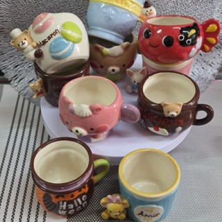 แก้วช็อตกาแฟ แก้วช็อตแฟนซีลายน่ารักๆ