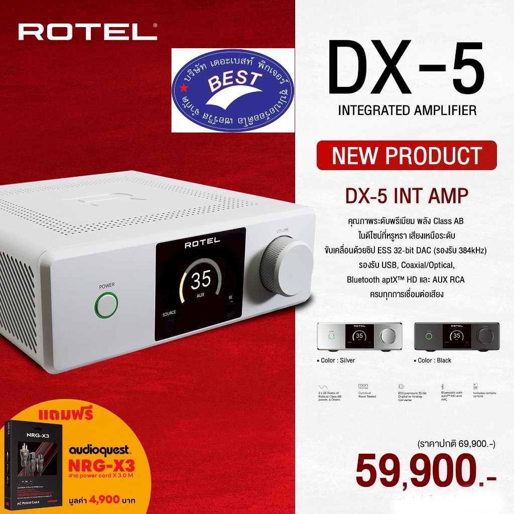 Rotel DX-5 Integrated Amplifer