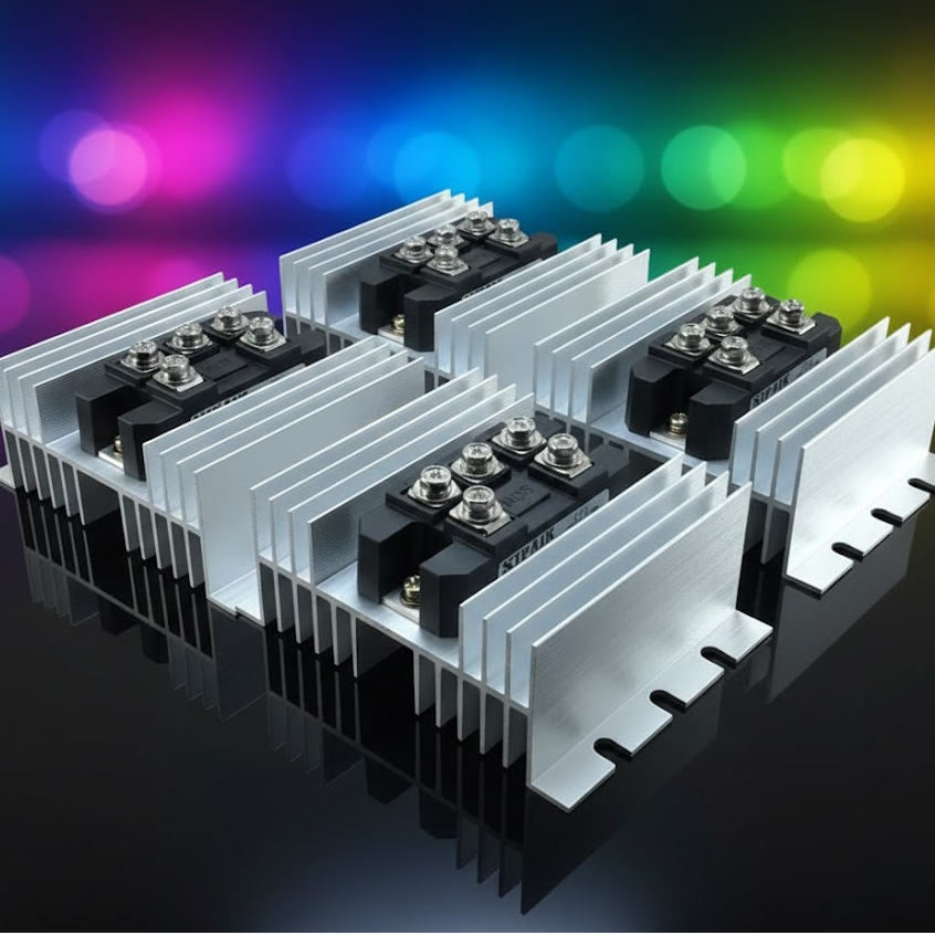ไดโอดบริดจ์ 100A 1600V MDS100A พร้อมซิ้งค์ระบายความร้อน ชุด 2 ชิ้น