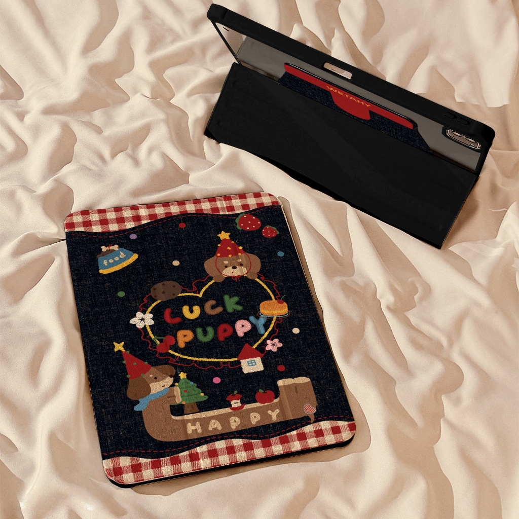 💫พร้อมส่ง💫เคสไอแพด Gen11 หมุนได้ 360° Lucky Puppy มีที่ใส่ปากกา iPad Gen10 Air7 Air6 Pro11 mini 2025