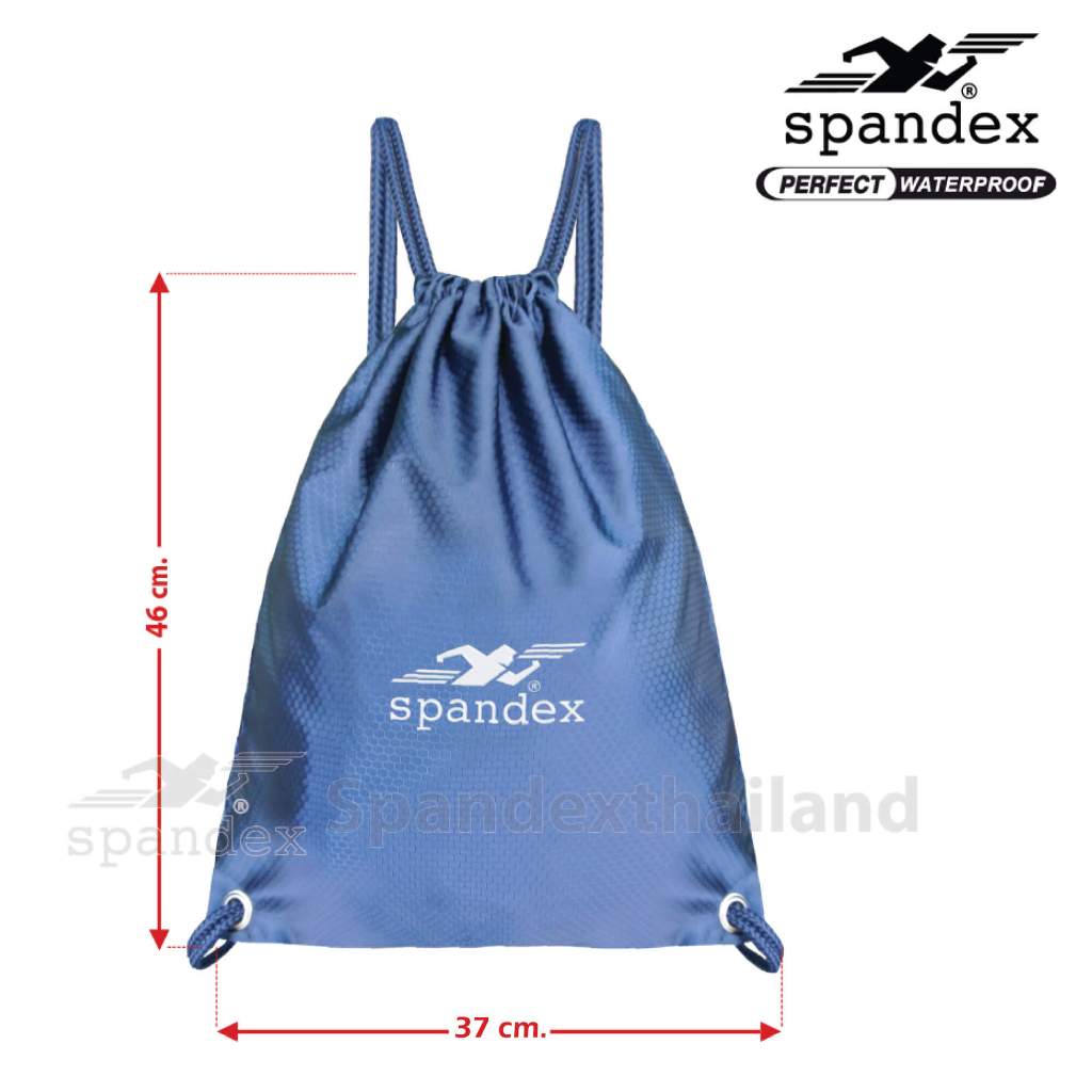 Spandex กระเป๋าเป้หูรูดกันน้ำ ใบใหญ่ ใส่ลูกฟุตบอลได้ เนื้อผ้าสะท้อนน้ำ ไม่บาง ทนทาน BG002 ราคา ถูกที่สุด ดีลบีเคเค แกลเลอรีภาพที่ 8