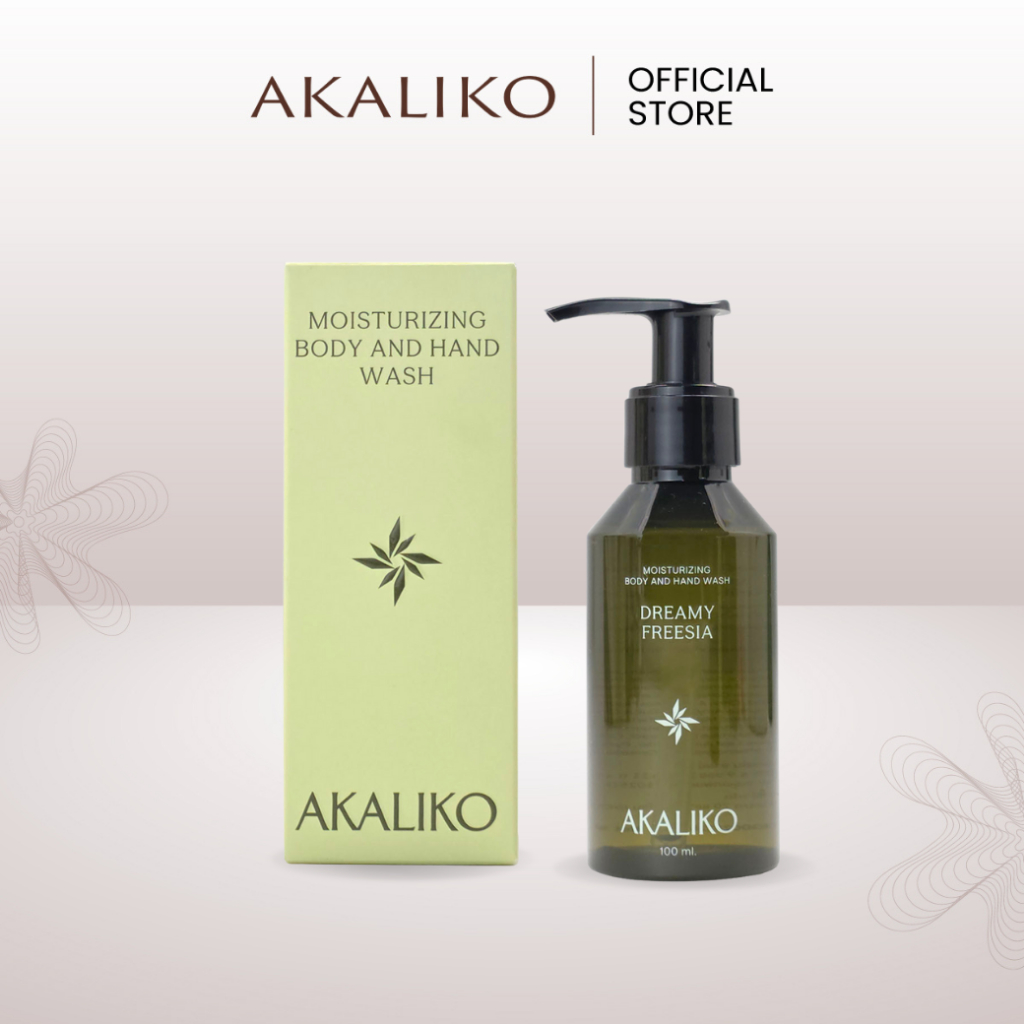 AKALIKO Moisturizing Body & Hand Wash เจลอาบน้ำสูตรอ่อนโยน ผิวชุ่มชื้น ไม่แห้งตึง Paraben & SLS Free
