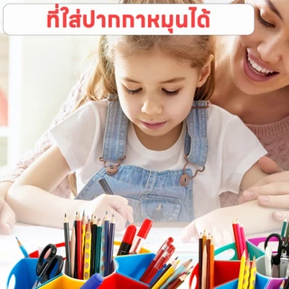 ที่ใส่ปากกาหมุน 10/12 นิ้ว 360 °หมุนอุปกรณ์ศิลปะดินสอสี Shinshin กล่องเก็บ