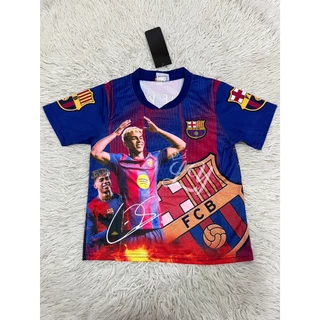 ชุดบอลเด็กโต สโมสรบาร์เซโลน่าNO10ชื่อลามีน ยามาล ปี2025ใหม่ล่าสุด เสื้อ+กางเกง