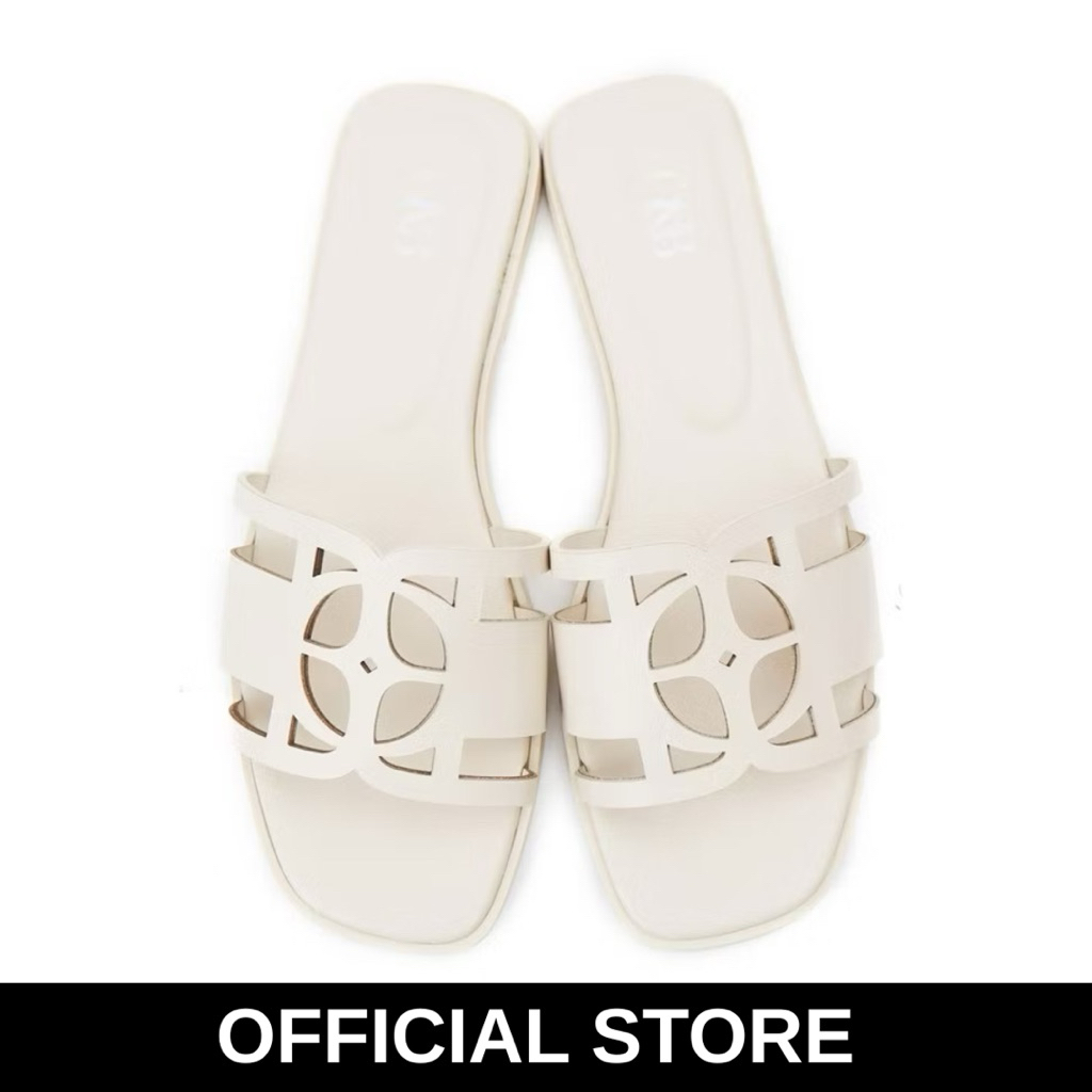 พร้อมส่ง O&B รองเท้าหนังแพะ รุ่น OANDB SANDALS IN UNDERCOVER CREAM-11148CG00296F_C0BEXX