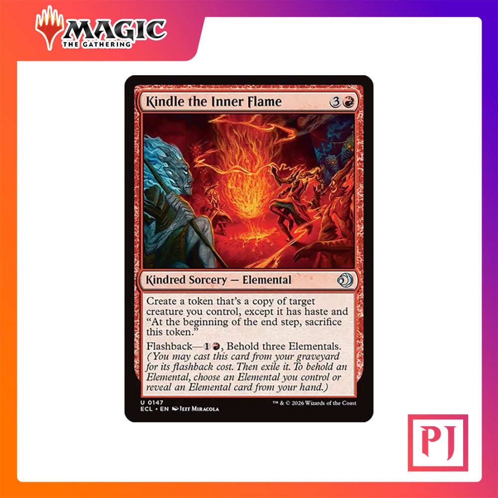 [MTG] Kindle the Inner Flame [ECL] [RED] [UNCOM] [NORMAL] [ENG] (การ์ดเมจิค / Magic the Gathering)