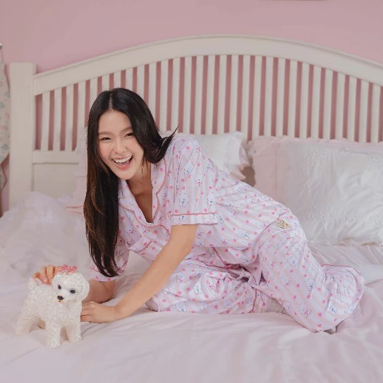 Sleepypie_Shiro pup pajamas set