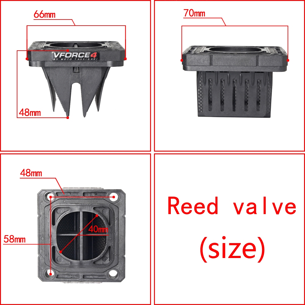 VFORCE 4 FORCE REEDVALVE REED VALVE V4 RACING Y125Z RXZ 125Z Y125ZR 125ZR (ชุดวาล์วรีด)