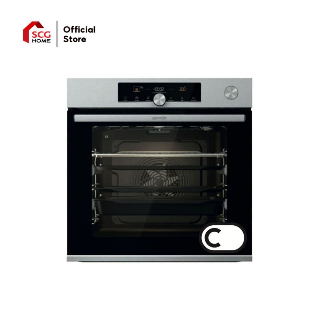 Gorenje เตาอบ Built-in single oven, 60cm, SteamAssist, Wifi, 77L รุ่น BSA6747A04XWI