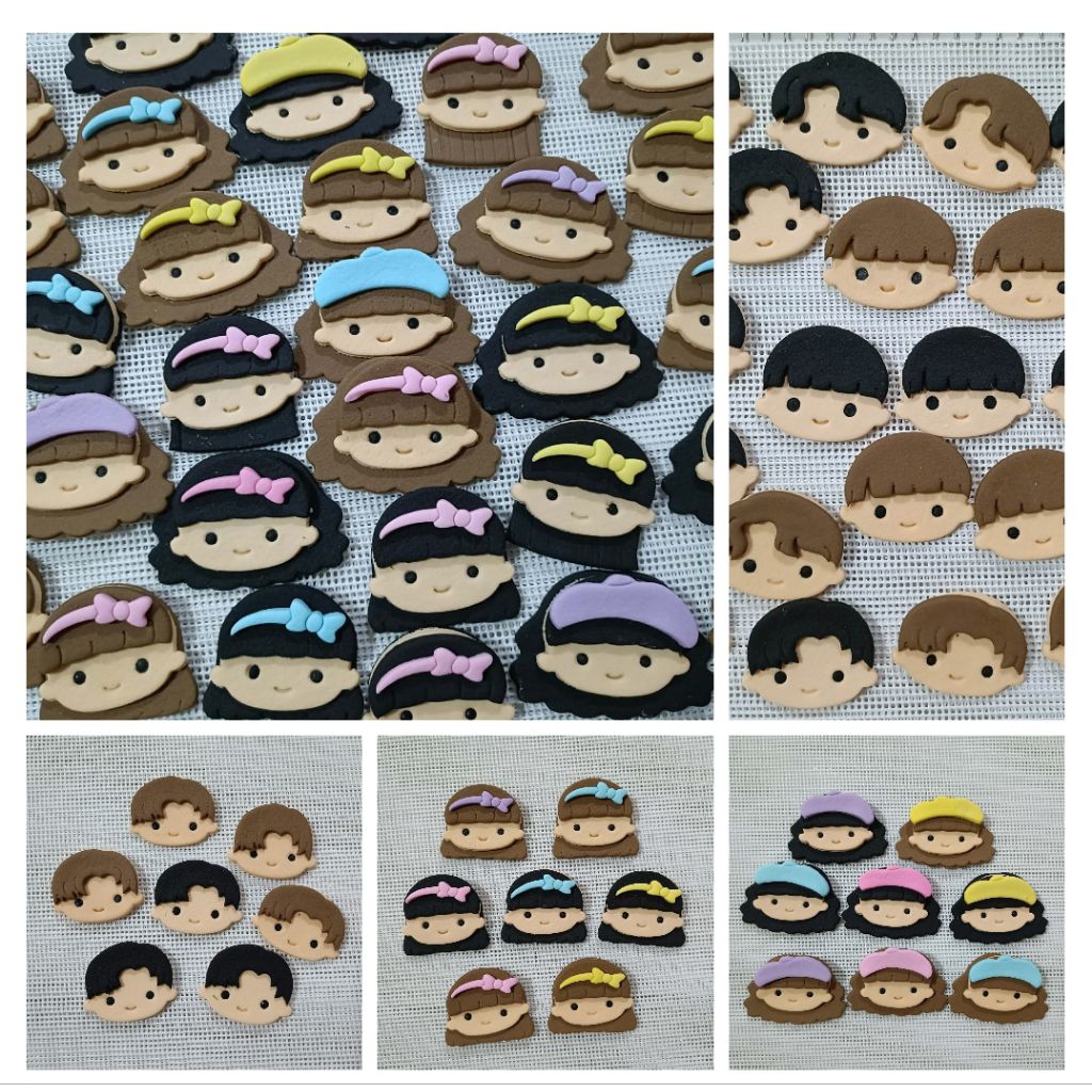 ตุ๊กตาน้องหญิงชาย น้ำตาลปั้นทานได้ ใช้เวลาจัดทำ 1-2 วัน รบกวนออเดอร์ขั้นต่ำบ้านละ 50 บาทคละได้ทั้งร้าน ไม่รวมค่าจัดส่ง